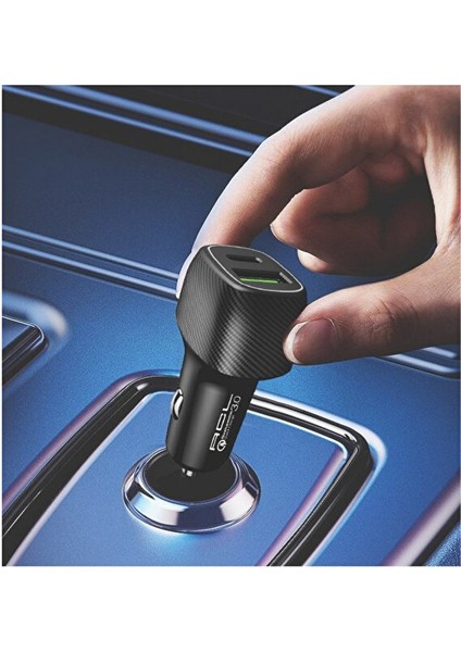 Ac-85 Pd Quick Charge 3.0 Usbx2 6A 36 Watt Araç Içi Şarj Aleti fiyatları