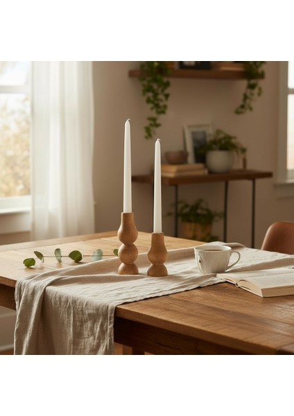 El Yapımı Dekoratif Mumluk Şamdan 2’li Set fırsatları