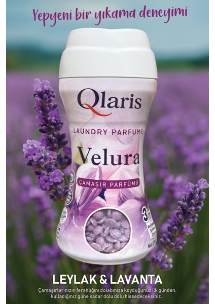 Qlarıs Vegan Formüllü Granül Çamaşır Parfümü & Çamaşır Yumuşatıcısı Velura 210 gr