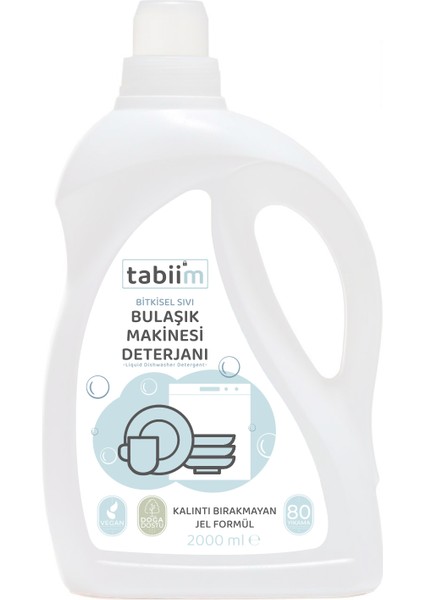Tabii'm Bitkisel Sıvı Bulaşık Makinası Deterjanı 2 L