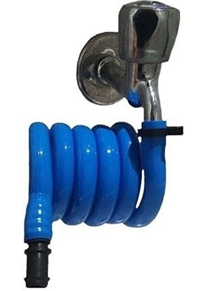 Wc Hortummatik Mavi Esnek Yere Değmez Karışık Renkli Silikon