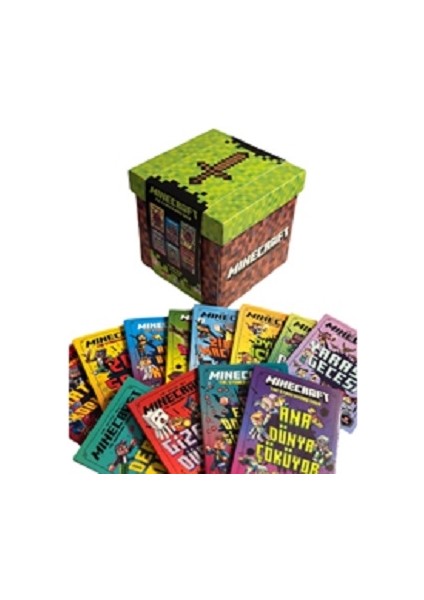 Mega Minecraft Küpü 12 Kitap Set