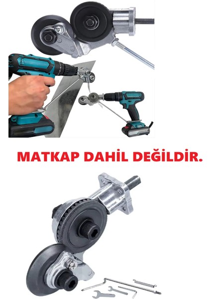 Matkap Ucuna Takılan Metal Plaka Sac Kesme Aparatı Demir Çelik Bakır Alüminyum Kesme fiyatları