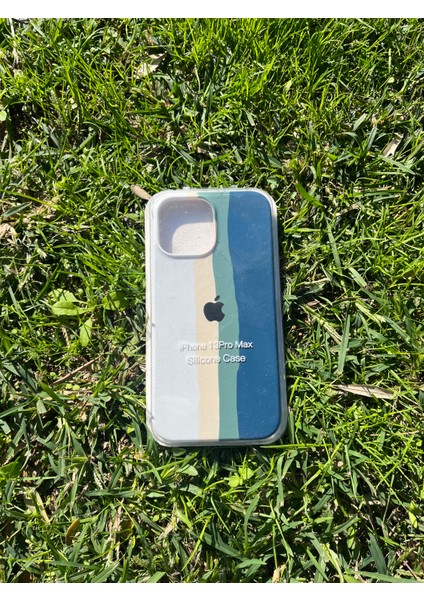 Iphone 13 Pro Max Uyumlu Logolu Rainbow Kılıf