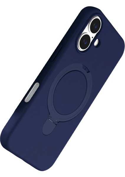 Nrzsnt Newface Apple Iphone 16 Regal Magsafe Standlı Kapak - Lacivert fırsatları