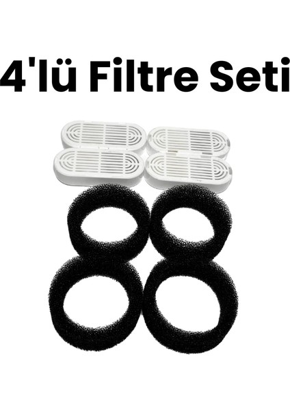 Paslanmaz Çelik Su Pınarı Için 4 Adet Premium Filtre Su Pınarımızla Uyumlu