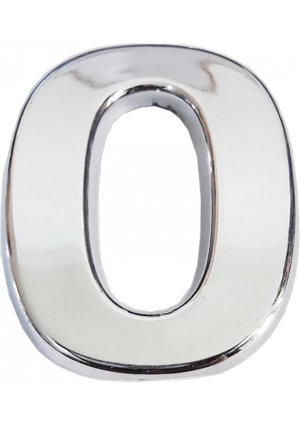 Cemax Krom Yapışkanlı 0 Rakamı 5 cm