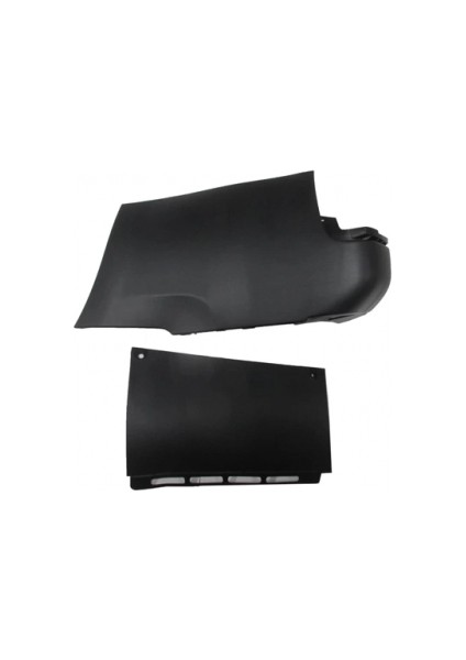 Peugeot Partner- Van- 10/18; Arka Tampon Ucu Sağ Siyah Uzun Şasi (Çift Kapılı) (Italya) (Oem No: 7410FT)