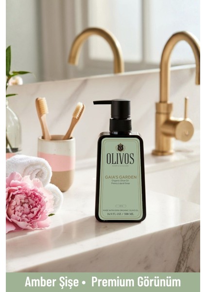 %100 Doğal Zeytinyağlı Şakayık Kokulu Sıvı El Sabun Yoğun Nemlendirici Arındırıcı Bitkisel 4X500 ml fırsatları