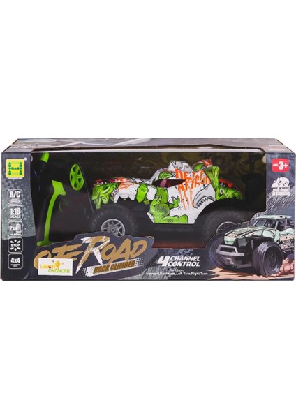 Bfs SH091-503B Kumandalı Şarjlı Off Road Canavar Rock Climber 4x4 -Limon Oyuncak fiyatları
