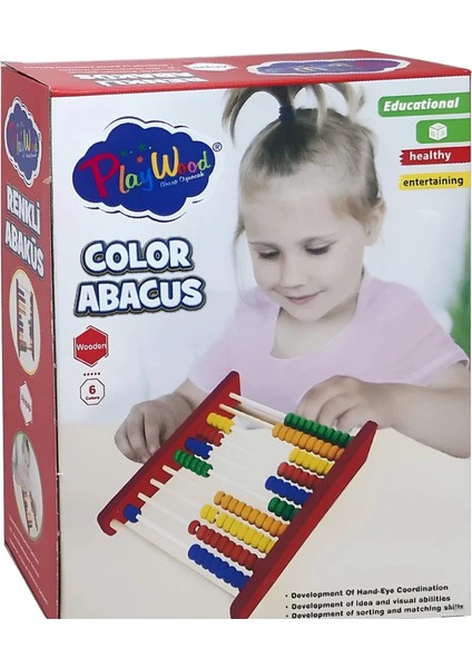 Bfs Ahşap Renkli Abaküs ONY-399