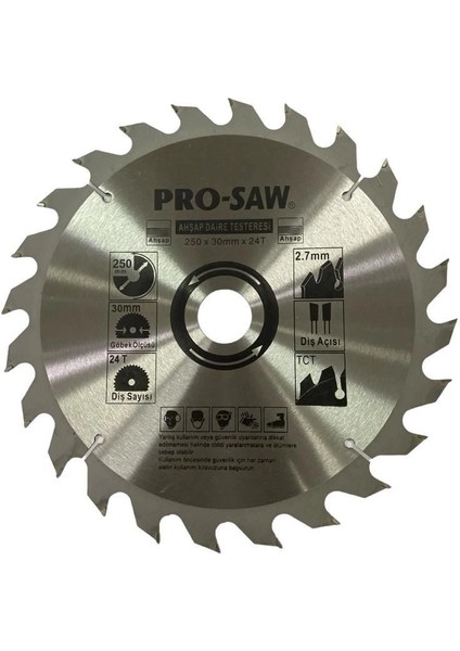 Bfs Prosaw PS51231 250X30X25 mm 24 Diş Sunta Testeresi