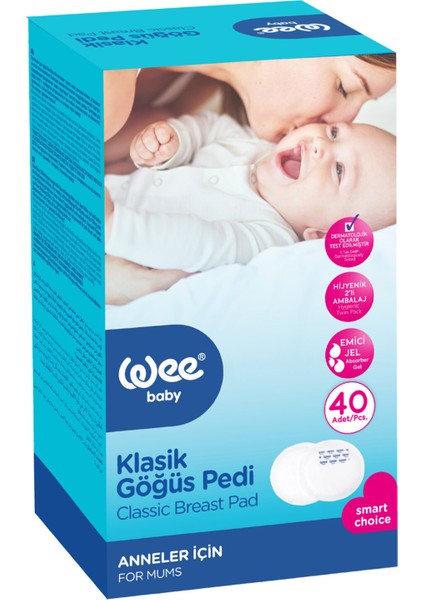 Klasik Göğüs Pedi 40'lı 3 Adet