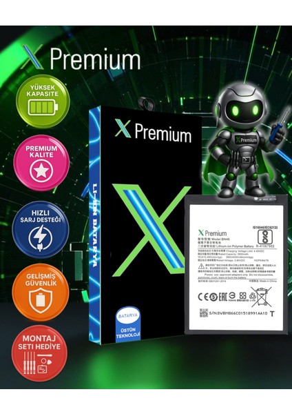 Xpremium Xiaomi Redmi7 Uyumlu Batarya Pil Süper Yüksek Kalite 4000 Mah BN46