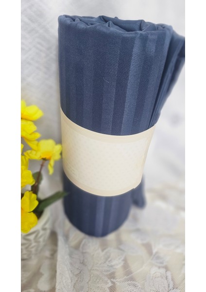 Lastikli Çarşaf Iki Adet Yastık Kılıflı Takım Pamuk Saten Kumaş