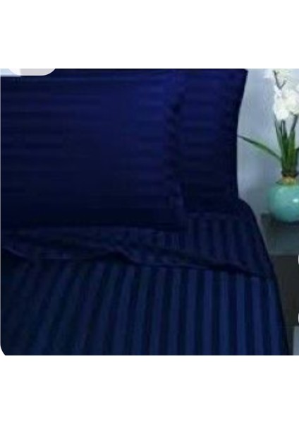 Lastikli Çarşaf Iki Adet Yastık Kılıflı Takım Pamuk Saten Kumaş