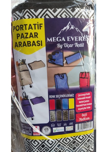 Pazar Arabası Katlanır Pazar Çantası Çok Amaçlı Çanta Tekerlekli Market Arabası fırsatları