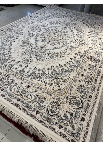 Historia 12359B Milyon Point Üst Kalite Krem Göbekli Klasik Iran Halısı Avangard Salon Halısı Modern fiyatları