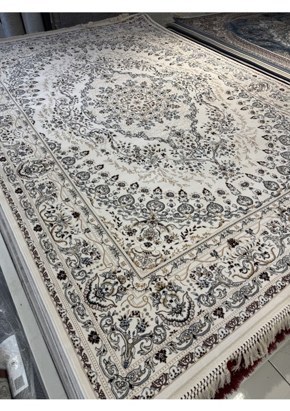 Historia 12359B Milyon Point Üst Kalite Krem Göbekli Klasik Iran Halısı Avangard Salon Halısı Modern modelleri