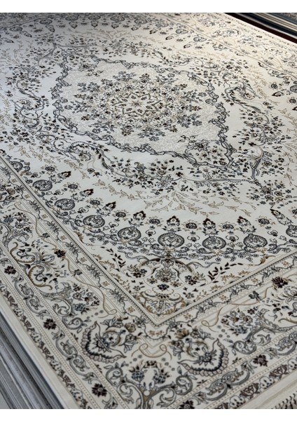 Historia 12359B Milyon Point Üst Kalite Krem Göbekli Klasik Iran Halısı Avangard Salon Halısı Modern indirimleri