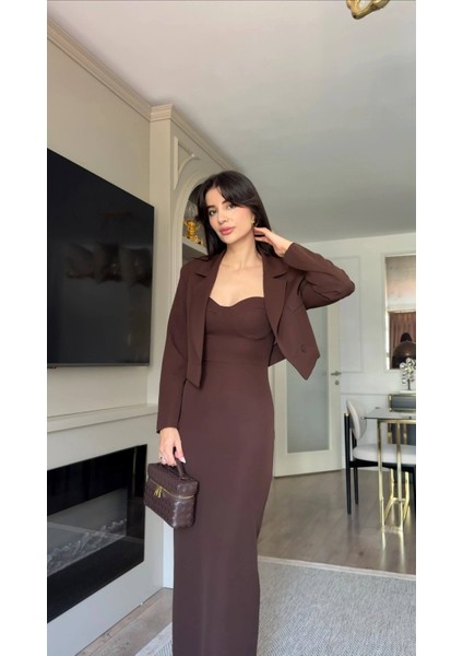 Kadın Askılı Elbise ve Ceket Takım | Alt-Üst Takım fiyatları