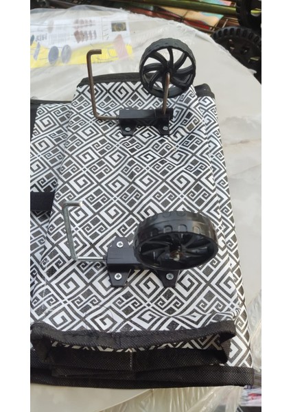 Pazar Arabası Katlanır Pazar Çantası Çok Amaçlı Çanta Tekerlekli Market Arabası