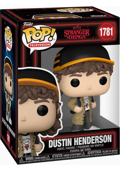 Pop! Tv: Stranger Things 5. Sezon Dustin Henderson Vinil Koleksiyon Figürü