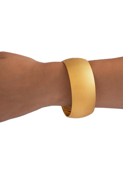 35 Gram (Gr) 40MM Noktalı Mega Bilezik 22 Ayar Yatırımlık Işçiliksiz