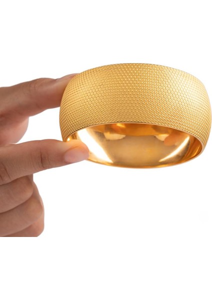 35 Gram (Gr) 40MM Noktalı Mega Bilezik 22 Ayar Yatırımlık Işçiliksiz modelleri