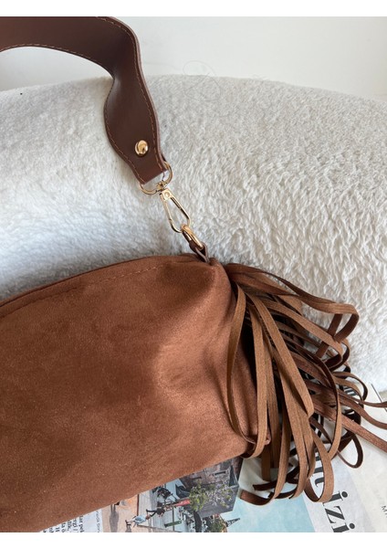 Jolie Taba Süet Çanta modelleri