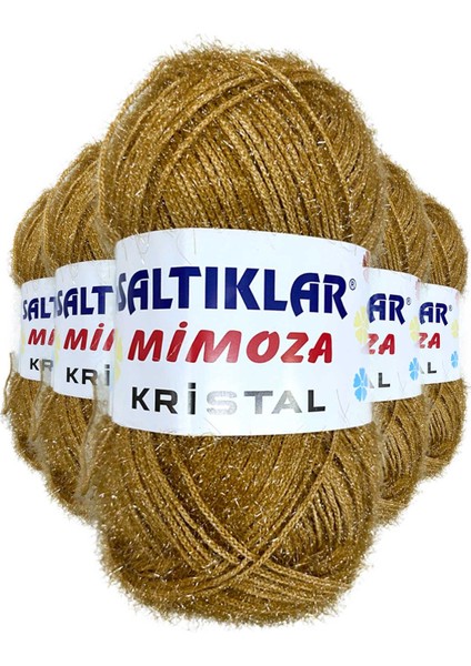 5 Adet Mimoza Kristal Işıltılı Şal Patik Yelek Ipi 54