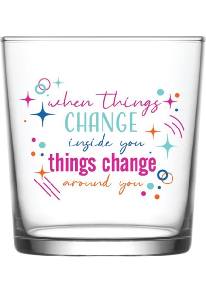 Lav Bodega Pozitif Mottolu Saklama Kabı 340 cc 3 Adet