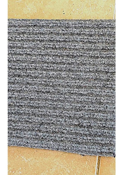 Çelik Halı Gri Kaymaz Taban Kesme Yolluk Iç ve Dış Mekan Kapı Önü Ofis Oto Işyeri Paspas