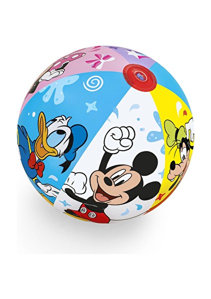 4 Adet Bestway Mickey Mouse Desenli Deniz Topu