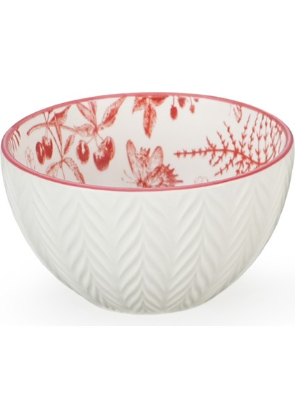 New Bone Içi Dekorlu Kase 10 cm