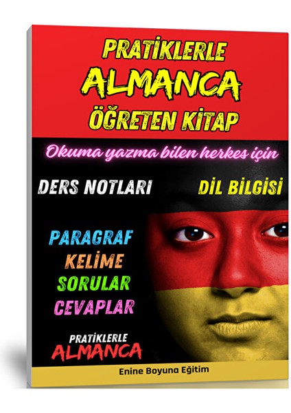 Pratiklerle Almanca Öğreten Kitap (Renksiz)