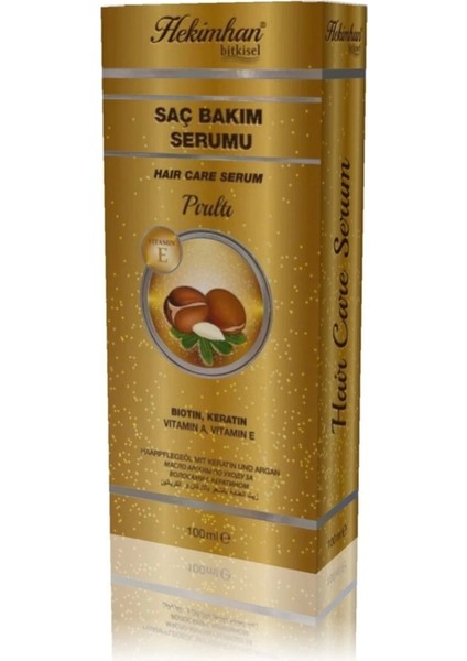 Keratin ve Arganlı Saç Bakım Serumu 125 ml 3 Adet