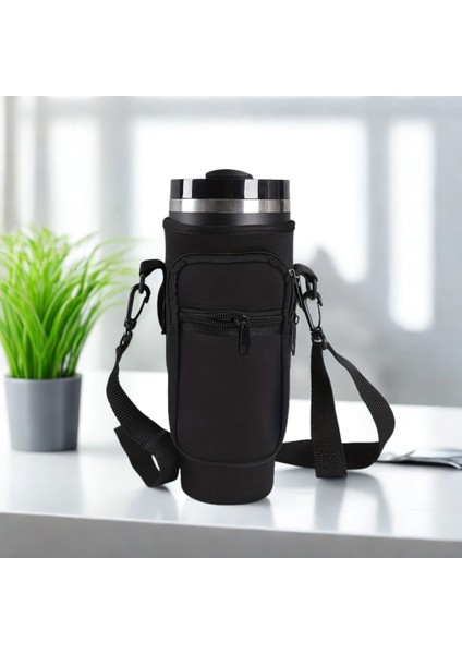 Stanley Quencher Pipetli 1.18 Lt Termos Kılıfı Omuz Askılı Termos Çanta Fermuarlı Cepli Kılıf Çanta modelleri