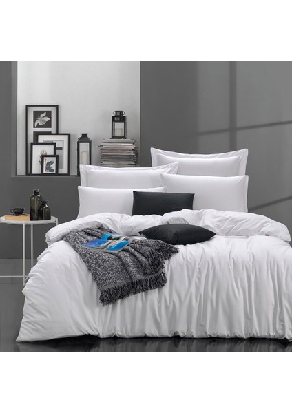 Çift Kişilik Nevresim Seti - Beyaz