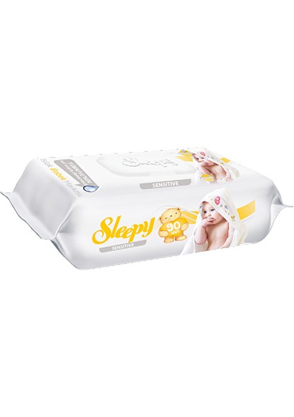 2 Adet Sleepy Islak Mendil 90'lı Sensitive