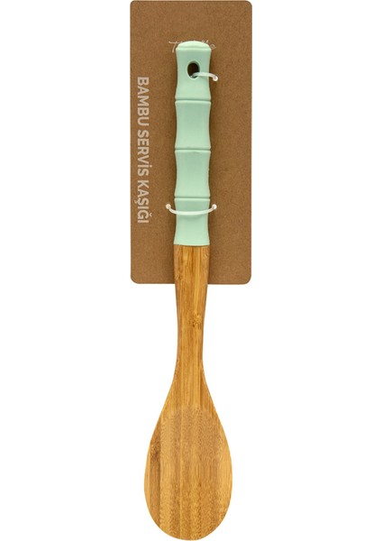 Silikon Saplı Ahşap Kaşık 2 Adet