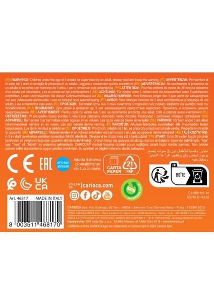 Jumbo Bebek Süper Yıkanabilir Keçeli Boya Kalemi 24’lü (Sert Kutu) fiyatları