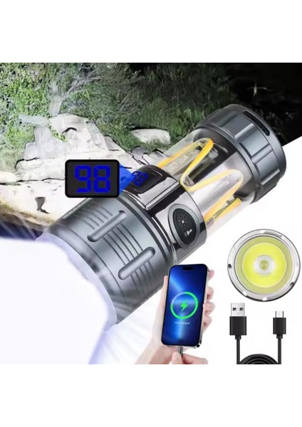 Şarj Edilebilir El Feneri - Wison - 1000 Lümen - 10 Watt modelleri