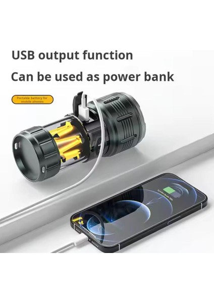 Şarj Edilebilir El Feneri - Wison - 1000 Lümen - 10 Watt fırsatları