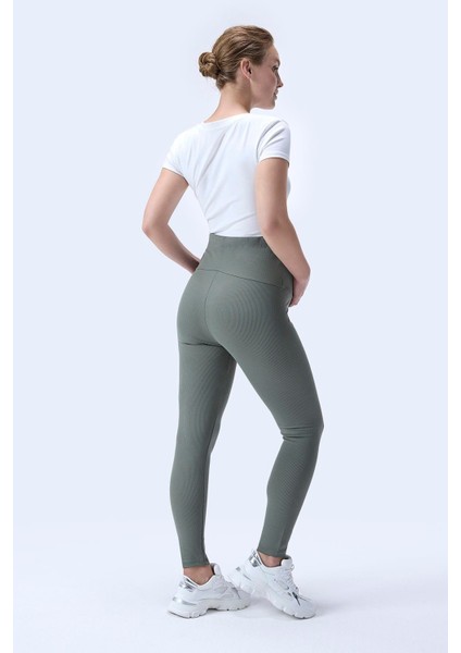 Imaj 371 Yeşil Renk Toparlayıcı ve Extra Esnek Etkili Yüksek Bel Hamile Tayt indirimleri