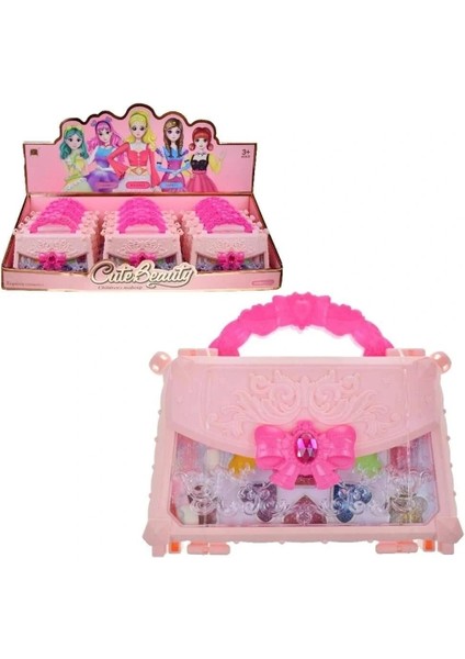 Buğz 1688-8823A Kutuda 12 Li Çantalı Makyaj Seti -Cn