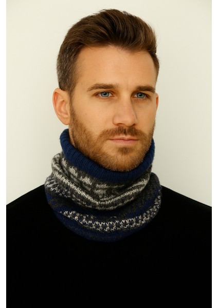 Erkek Örgü Boyunluk Bere Standart