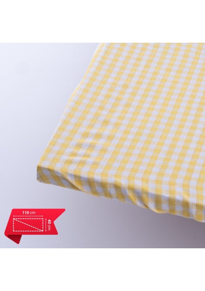 15 Adet Lastikli Okul Sıra Örtüsü ve Öğretmen Masa Örtüsü (Pamukludur) Sarı Pötikare