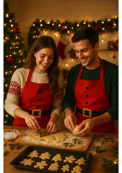 Noel Baba Yeni Yıl Önlük, Yılbaşı Mutfak Önlüğü fiyatları