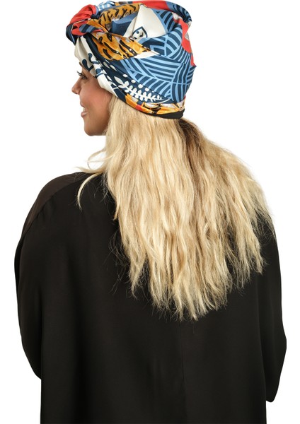 Beyaz Pratik Hazır Geçmeli Tesettür Bone Ipek Desenli 2410_42 indirimleri